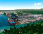 Puerto Pisisí espera mover 1.630.000 contenedores al año. RENDER DEL PROYECTO