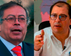 El presidente Gustavo Petro y el fiscal general Francisco Barbosa protagonizan una nueva pelea por la separación de poderes. Foto: Colprensa