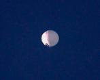 El señalado globo espía fue derribado por la Fuerza Aérea en la tarde de este sábado. FOTO CORTESÍA