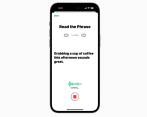 Personal Voice permite a los usuarios que corren el riesgo de perder la capacidad de hablar crear una voz que suene como ellos. FOTO Apple 