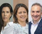Ángela Tafur (izq.) y la exministra de Comercio María Ximena Lombana (centro) hacen de la junta de Sura en representación del Grupo Gilinski. Andrés Bernal salió del órgano directivo. FOTO cortesía