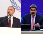 El expresidente Iván Duque, celebró la orden de detención que emitió la Corte Penal Internacional contra Vladimir Putin y señaló que es lo que le espera a Nicolás Maduro. FOTO CORTESÍA Y EFE