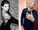 La presentadora colombiana y el hombre habrían sido fotografiados en el concierto de Romeo Santos en Bogotá. FOTOS: Redes sociales