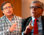 El presidente Gustavo Petro y el jefe de la bancada Liberal César Gaviria se reunirán para hablar sobre la reforma a la salud. FOTO: Colprensa