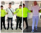 Estas son las dos personas que fueron capturadas en Medellín. Foto: Cortesía. 