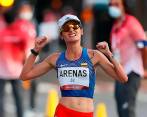 La atleta pereirana se dio a conocer en el país en 2012, cuando tuvo una buena presentación en el Mundial junior de atletismo que se realizó en Barcelona. FOTO: GETTY