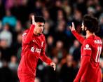 Luis Díaz volvió a jugar en la Liga de Inglaterra el lunes, después de seis meses sin hacerlo. FOTO: TOMADA DEL TWITTER DE LIVERPOOL 