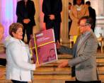 La ministra de Trabajo, Gloria Inés Ramírez, y el presidente, Gustavo Petro, han abanderado la reforma laboral. FOTO MINISTERIO D ETRABAJO