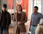 Los hermanos Roy de la serie. (De izquierda a derecha) Kendall, Siobhan y Roman. FOTO: Cortesía HBO Max.