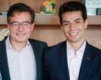 Nicolás Ávila (der.) era uno de los hombres de confianza del exministro Alejandro Gaviria en el ministerio de Educación. FOTO: TOMADA DE TWITTER