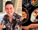 James ingresa al mundo de la gastronomía con restaurante Arrogante. Foto: Tomada del instagram @jamesrodriguez10 y @arrogante bogota. 