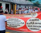 Los integrantes de Sintrabecólicas solicitaban un aumento salarial del 16,75%. FOTO: Cortesía 