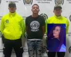 A Yeiner Alfonso Herrera Olivero lo capturó la Sijín de la Policía Metropolitana de Barranquilla en la capital del Atlántico al señalarlo del homicidio de Daniela Carolina Suárez Gómez (detalle) el año pasado en Medellín. FOTO: CORTESÍA