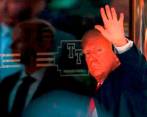 El expresidente Trump ya está ante el tribunal. FOTO: EFE