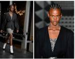 Valentina Castro Rojas desfilando para Louis Vuitton en París. FOTOS Getty
