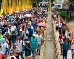 El paro minero también tiene sitiados a habitantes de comunidades de Córdoba. FOTO: Cortesía 