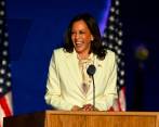 Kamala Harris acompañará de nuevo a Joe Biden como formula vicepresidencial, esta vez será de cara a los comicios de 2024. Foto: AFP. 