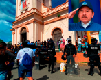 Las procesiones fueron prohibidas en Nicaragua porque el régimen de Daniel Ortega emprendió una persecución contra los sacerdotes católicos. FOTO: EFE