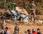 La tragedia aérea de Nepal sucedió el domingo pasado. Hasta el momento se registran 71 víctimas del siniestro. FOTO: EFE 