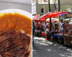 Los restaurantes quedan en el centro de Medellín, son reconocidos por las personas que trabajan, estudian o viven en el sector. FOTO: Captura de pantalla @scristian_capera