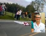 El doctor Iván Alberto Montoya Vargas (detalle), de 64 años, falleció en la vía Rionegro-La Ceja. FOTOS: CORTESÍA