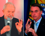 Lula da Silva y Jair Bolsonaro se enfrentarán en la segunda vuelta presidencial. FOTO: CORTESÍA. 