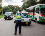 Autoridades de tránsito ejercerán controles durante fin de semana de cierres viales. FOTO: EL COLOMBIANO