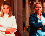 La jefa de gabinete, Laura Sarabia, y la exniñera, Marelbys Meza. FOTO: CORTESÍA