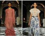 Honey Hooker (izquierda) y Valeria Echeverri desfilaron para Dior durante la colección Crucero 2024 en México. FOTOS Getty 