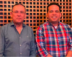 En la imagen los senadores Carlos Andrés Trujillo y Efraín Cepeda, quienes se están disputando el poder mayoritario en el Partido Conservador. FOTO CORTESÍA