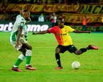 El verde fue más que el Pereira y se trajo un triunfo justo que le garantiza la ventaja en la serie. FOTO COLPRENSA