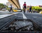 Ciclorrutas de Medellín ahora son trampas mortales por causa del abandono 