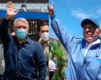 Iván Duque y Daniel Ortega, quien calificó a Colombia de “narco-Estado”. FOTOS COLPRENSA Y EFE