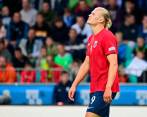 Erling Haaland, uno de los mejores delanteros del fútbol mundial en la actualidad. FOTO AFP
