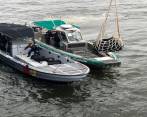 La Fuerza Pública incautó más de 500 kilos de droga en motonave fondeada en el golfo de Urabá. Foto tomada de la web de la Armada de Colombia