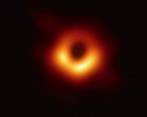 Imagen de un agujero negro tomada con el Telescopio del Horizonte de Sucesos. FOTO: EHT / Europa Press