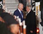 Biden llegó al país este domingo. Foto: EFE