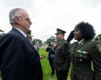 Ella es la mayor Chaverra, la policía que rompe esquemas con su cabello afro