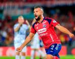Andrés Caadvid hizo el gol 100 del Medellín en la historia de la Copa Libertdores. FOTO: CAMILO SUÁREZ