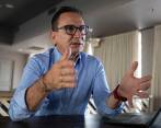 Juan Carlos Mora, presidente de Bancolombia, valoró el aporte del banco al crecimiento económico del país. FOTO EL COLOMBIANO