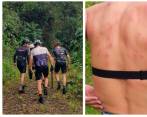 Los ciclistas tuvieron que dejar sus bicicletas abandonadas para escapar del ataque de las abejas. FOTOS: CORTESÍA