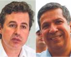 Juan Manuel Galán (izq.) confesó que le ardió el hecho de que Rodrigo Lara Sánchez (der.) se uniera a Federico Gutiérrez. FOTO Cortesía y Juan Antonio Sánchez