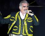 Vicente Fernández durante una de sus presentaciones en Medellín. FOTO EL COLOMBIANO 