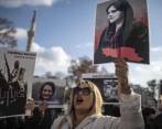 Protestas en Estambul por la muerte de la activista y feminista iraní Masha Amini. Foto: EFE