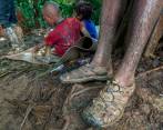 La cantidad de niños, niñas y adolescentes que cruzan el Tapón del Darién podría llegar a niveles récord en 2023. FOTO: Manuel Saldarriaga Quintero