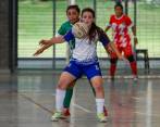 El fútbol de salón femenino ha sido otro de los atractivos en los Juegos Departamentales. FOTO MANUEL SALDARRIAGA