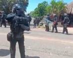 El procedimiento de restitución terminó en enfrentamientos entre las familias ocupantes y el Esmad. IMAGEN TOMADA DE VIDEO