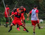 El onceno del Oriente antioqueño espera sumar su segundo triunfo en la Liga y segundo en condición de local para mejorar su posición en la tabla. FOTO CORTESÍA ÁGUILAS