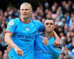 Erling Haaland suma 36 goles en la presente temporada de la Premier League. FOTO AFP