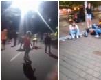 Los hechos ocurrieron en inmediaciones del barrio Estadio, luego del partido entre Medellín y Nacional. FOTO: CORTESÍA DENUNCIAS ANTIOQUIA